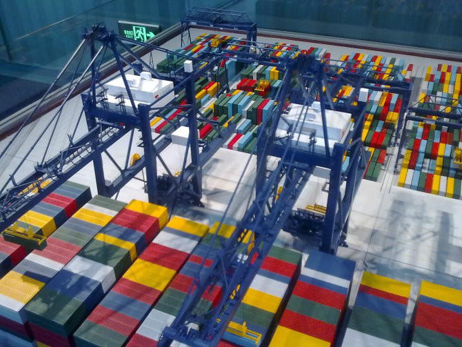 丹棱县港口集装箱堆场